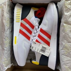 New / Adidas Originals MULTIX ‘White with Red Stripes’